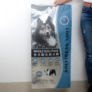 10 kg food grade saco plástico pet food bag fabricante