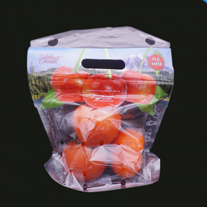 Saco de empacotamento ziplock do tomate doce vegetal plástico pirnted Eco-amigo com furos de ventilação